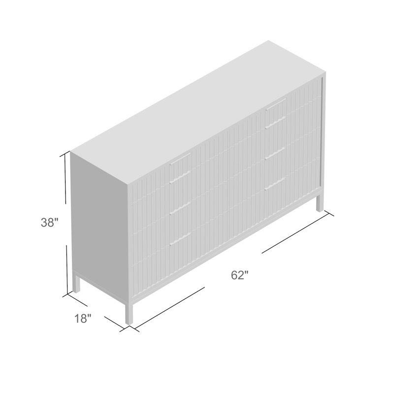 Mercury Row Filsinger 8 Drawer Chest of Drawers & Reviews Wayfair.co.uk